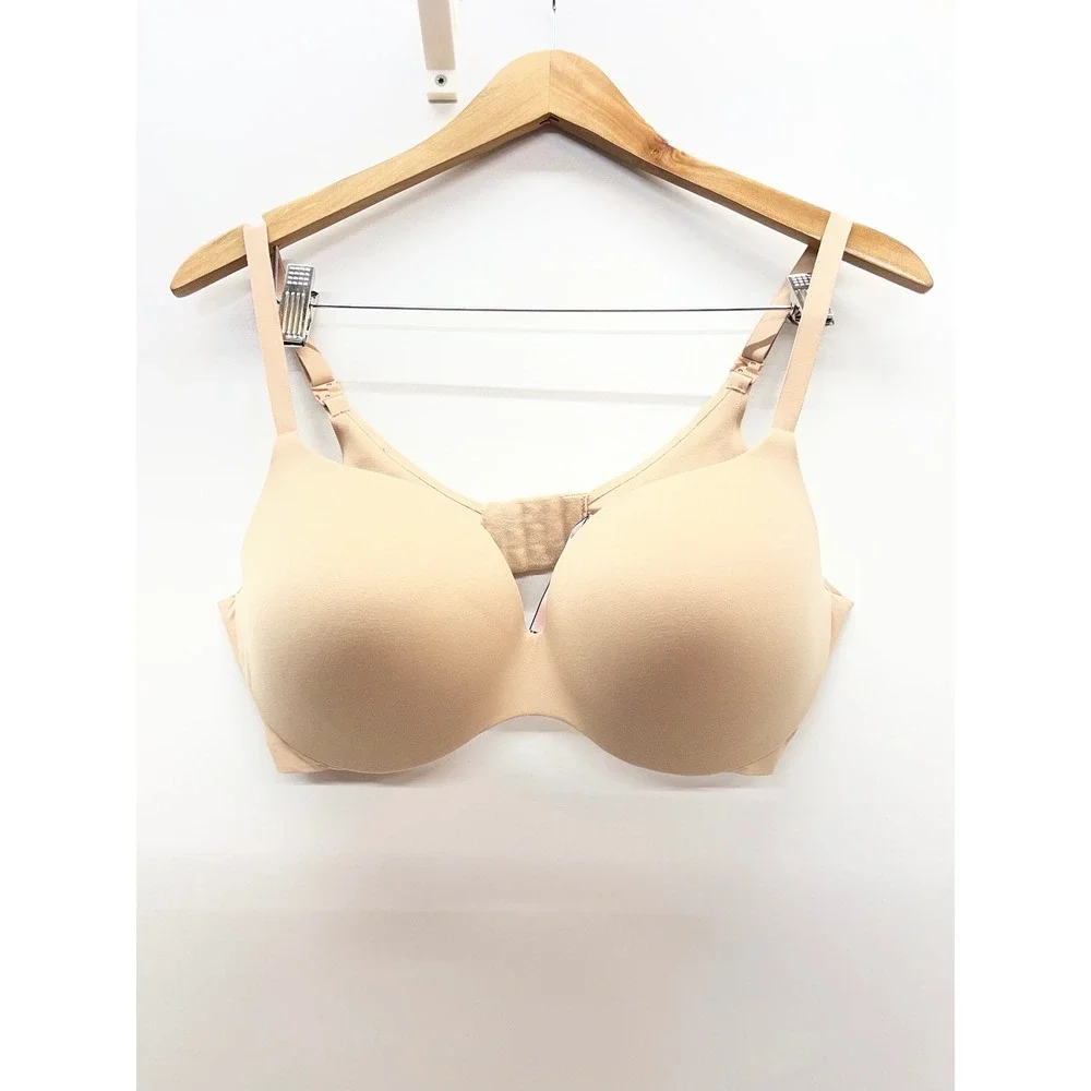 Victoria's Secret Perfect Shape Bra 36DD Beige Nude Full Coverage Underwire
